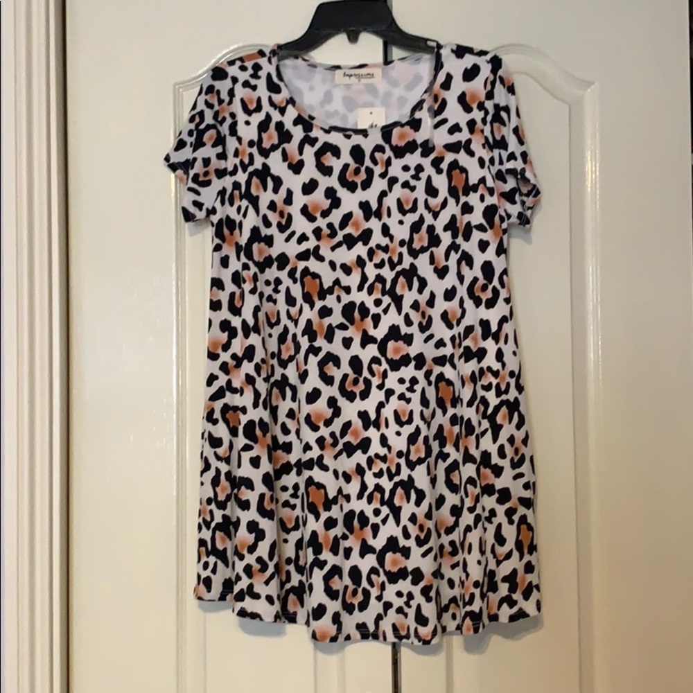 NWT Leopard Shift Dress